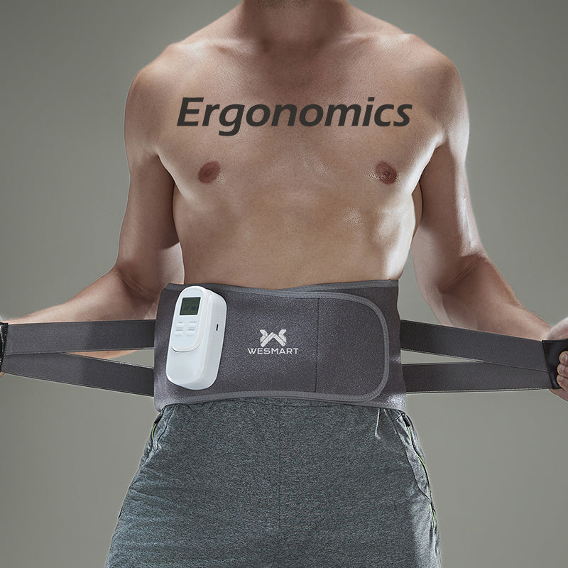 Taillenmassage-Rehabilitationsgürtel Luftkompression + starke Vibration + Heißkompresse zur Linderung von Taillenschmerzen