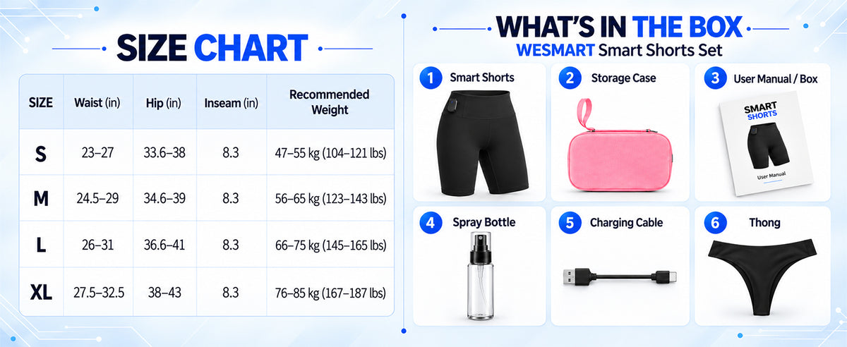 WESMART EMS training shorts