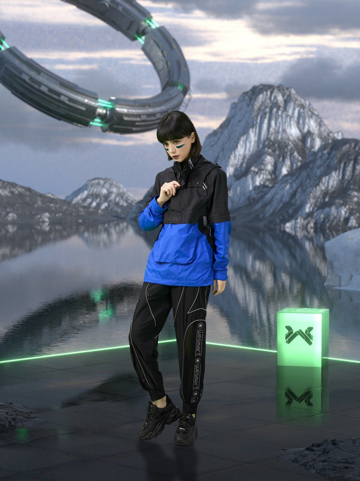 WESMART:Tracksuit-Style Hoodie clottech