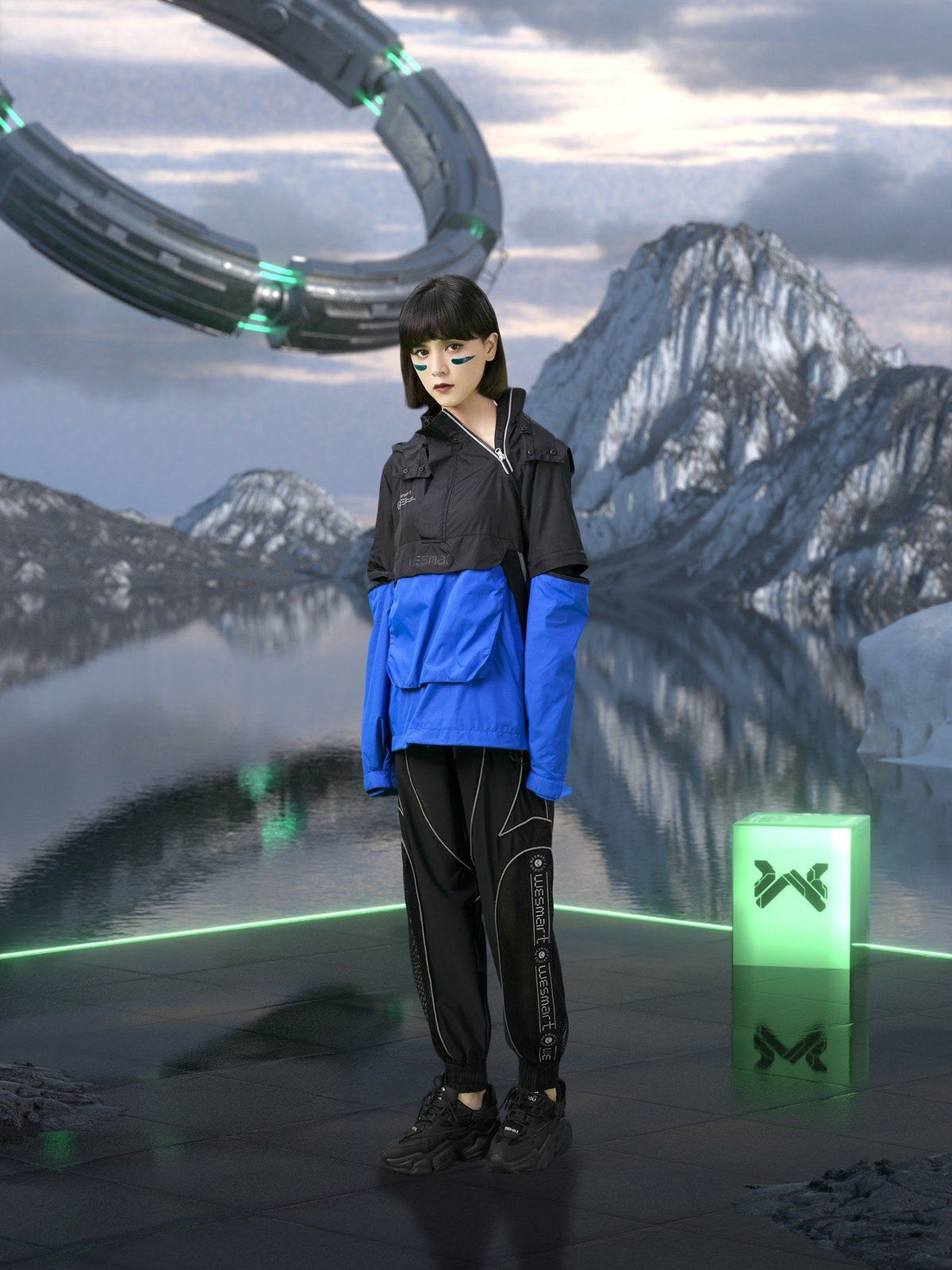 WESMART:Tracksuit-Style Hoodie clottech